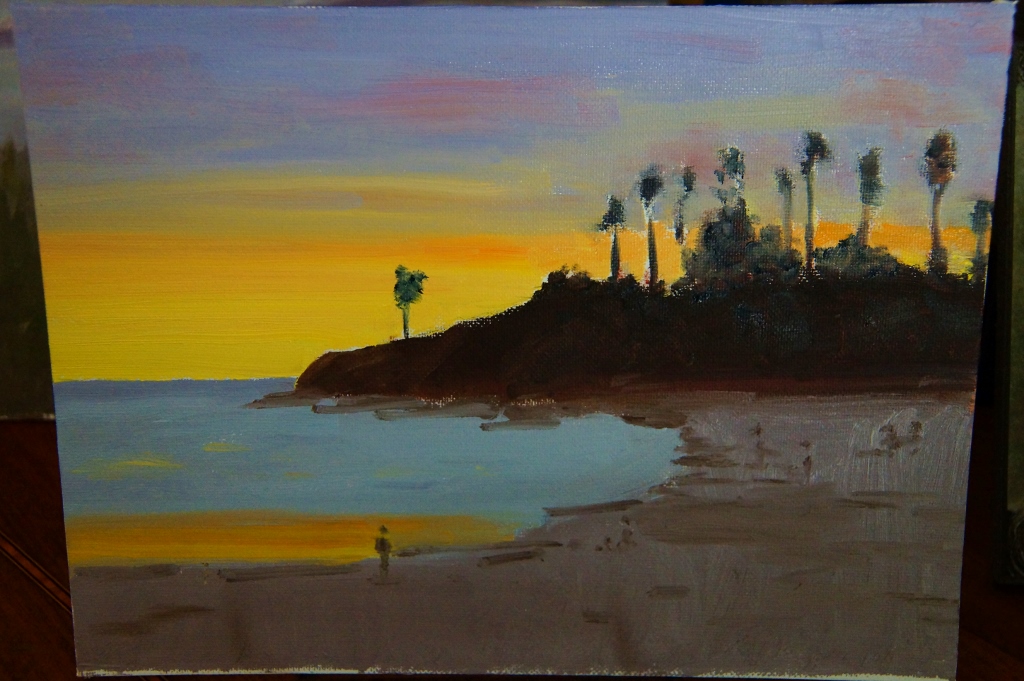 Laguna Beach, Oil, 12 X 9, by Joanne Tan (1024x681)