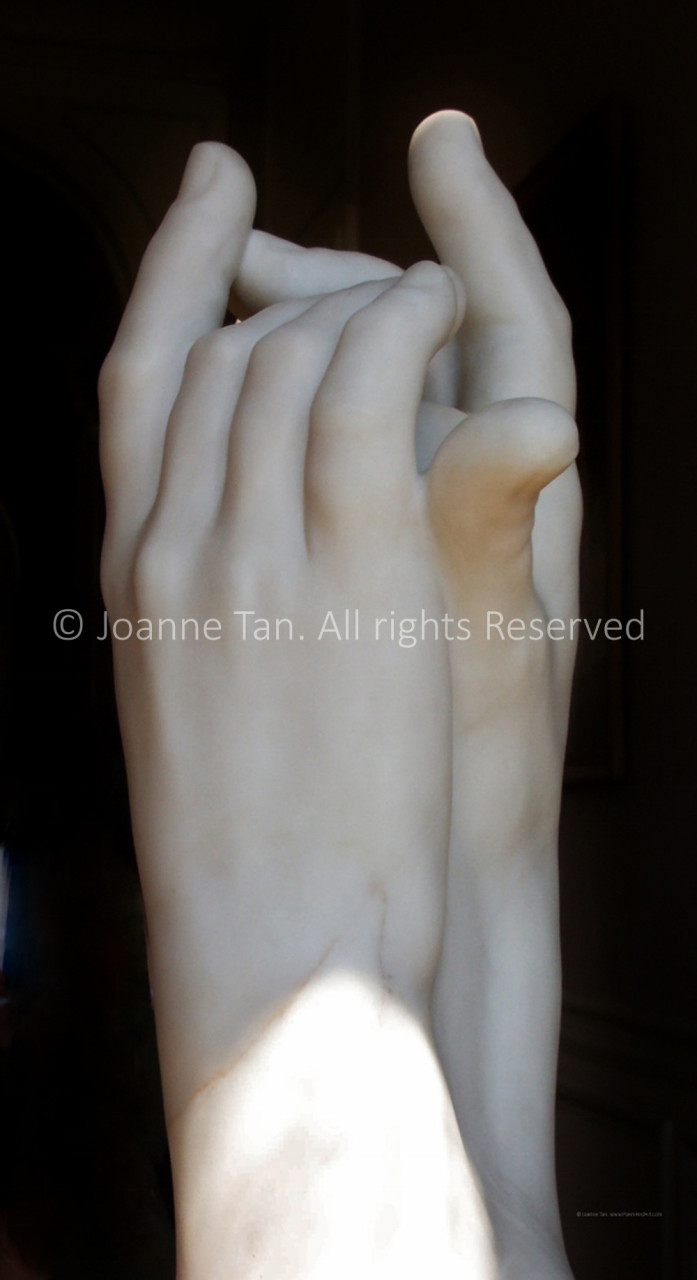p - Sculpture - Marble Hands by Rodin